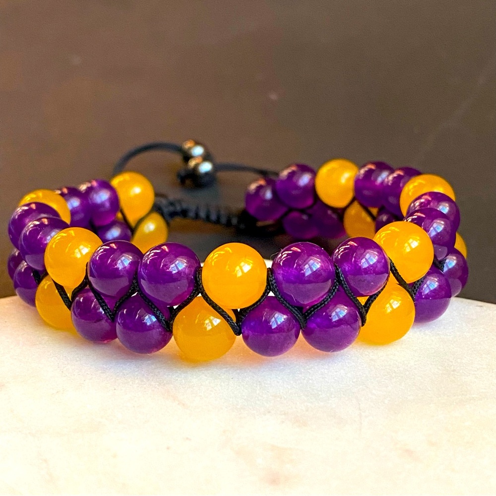 Purple and Yellow Lakers Basketball Bracket